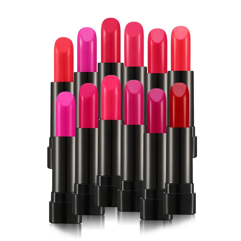 

Wholesale Long Lasting Color Moisturizing And Nourishing Black Lipstick Tube Velvet Mini Lipsticks Private Label