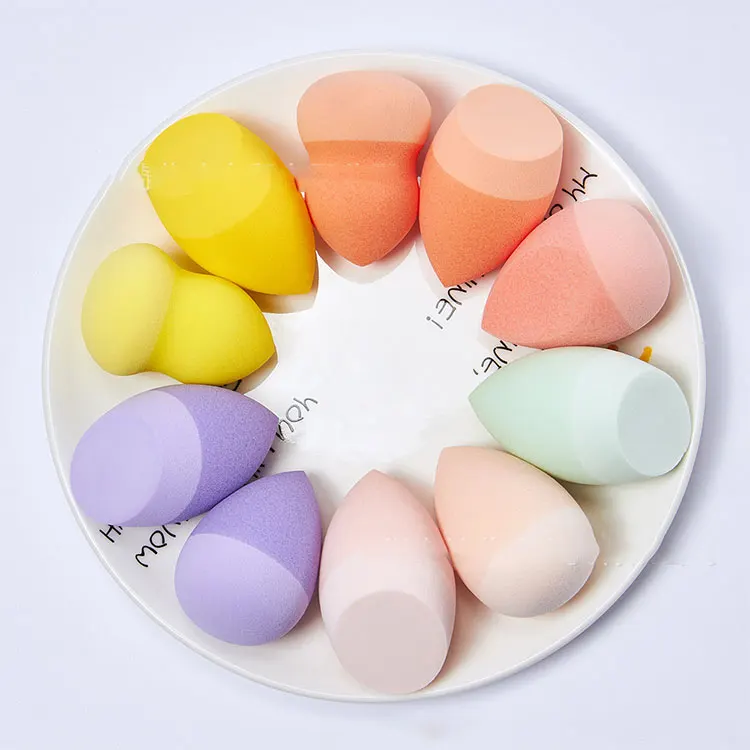 

1-4-59 large colorful silicon cosmetics beauty makeup sponge blender, Multiple colors