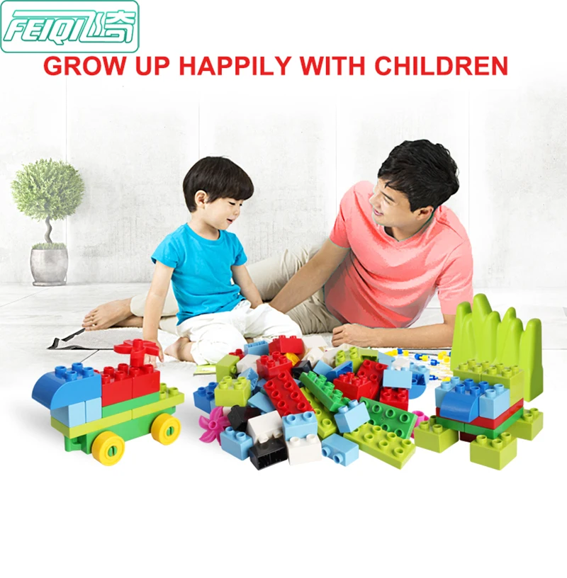 Baby Diy Large Plastic Kids Building Blocks Set For Children Toys Buy