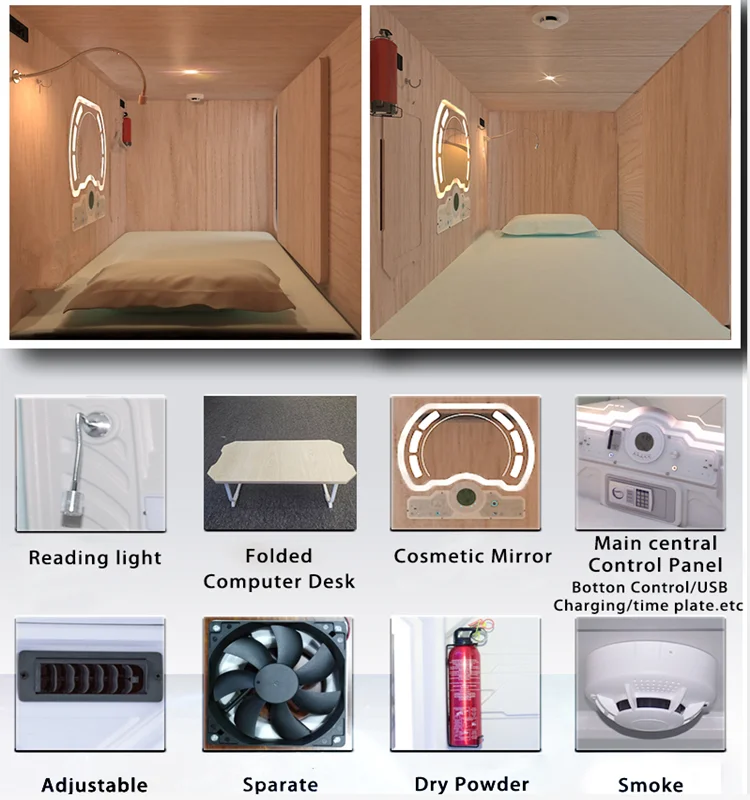 Soundproof Bed Capsule Bunk Bed Sleep Box In Hotel Beds Buy Capsule