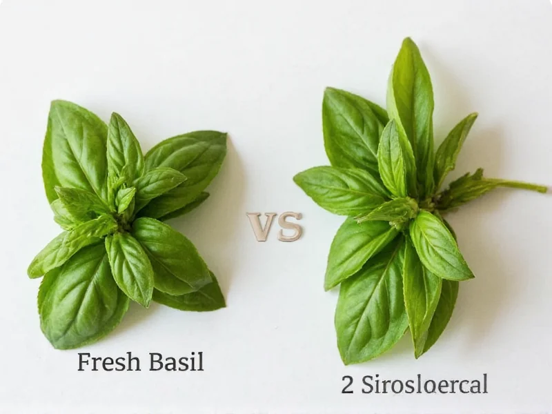 2 Tbsp Fresh Basil = How Much Dried? Exact Conversion