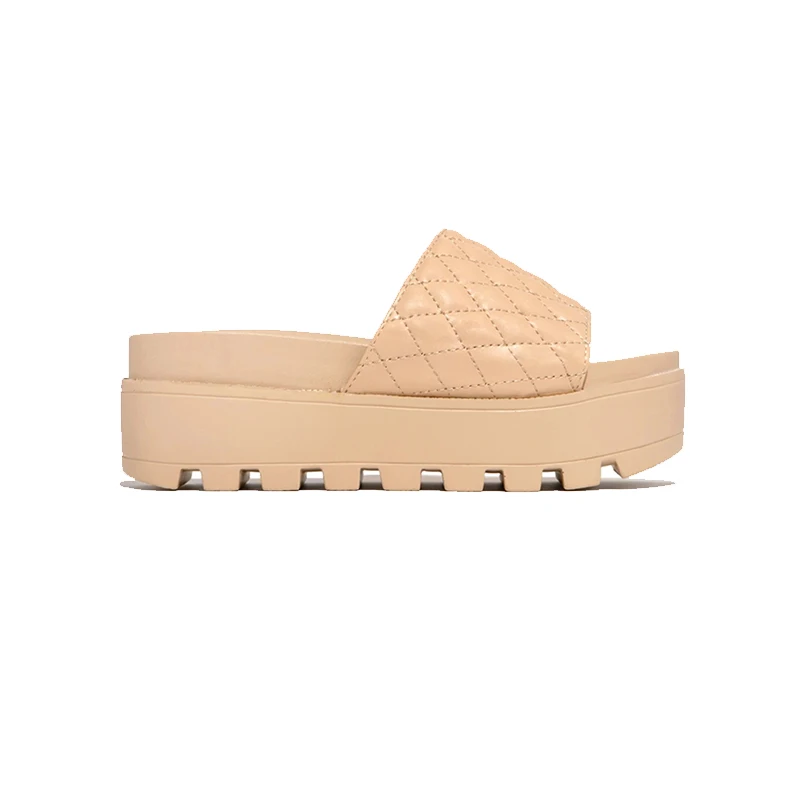 

2021 hot selling new arriver female summer fashion wedge platform sandals casual mesh slippers ladies shoes flip flops