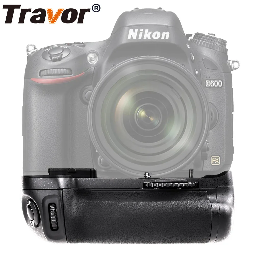 

Travor DSLR Full Frame Camera Power Battery Grip For Nikon FX Camera D610 D600 Work With EN-EL15 Battery Replacement MB-D14, Black