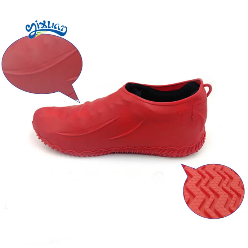 

Colorful high quality reusable anti-slip shoe cover rainy shoe covers elasticity wholesale, Purple,black,gray,green,red,blue