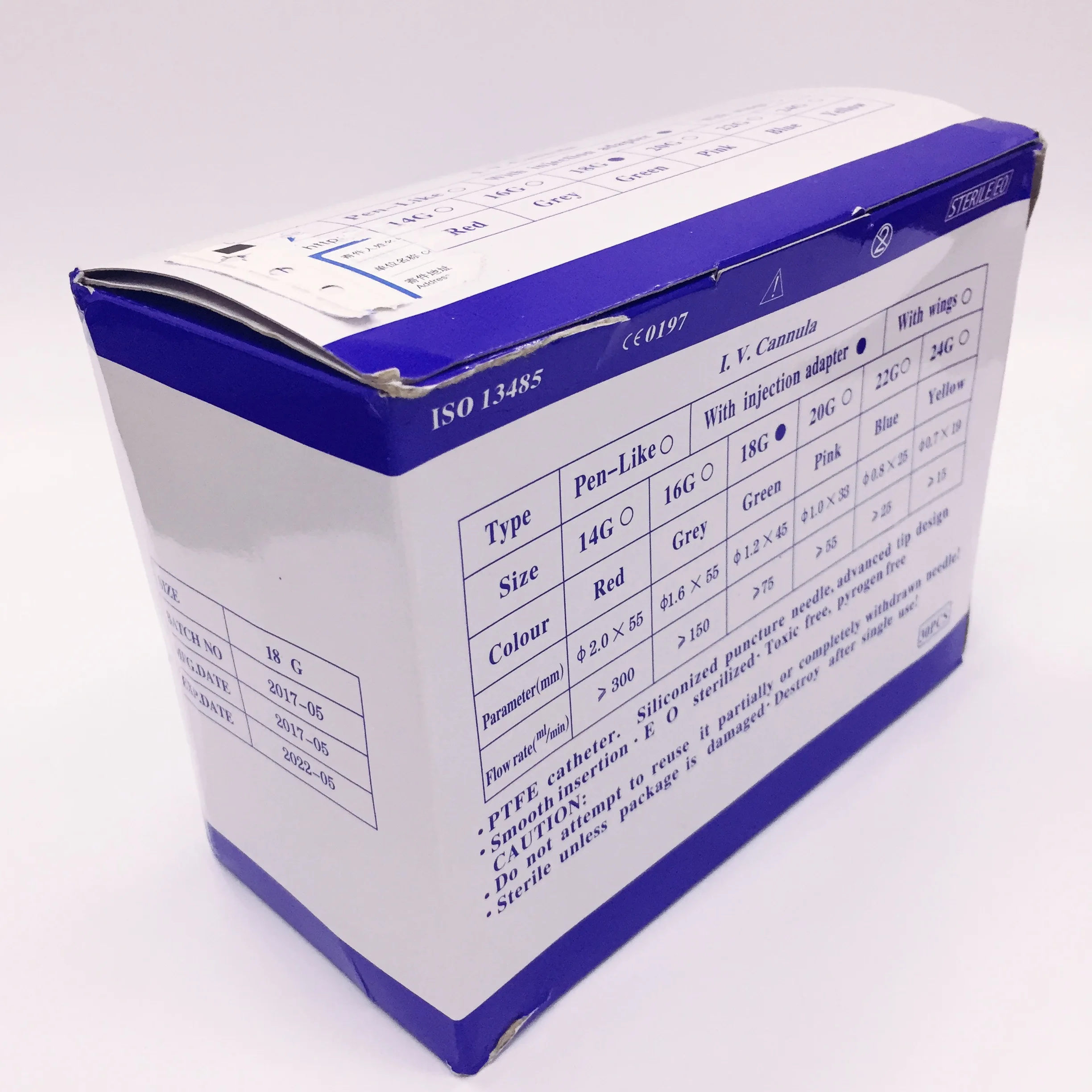 
Iv cannula catheter with injection port 