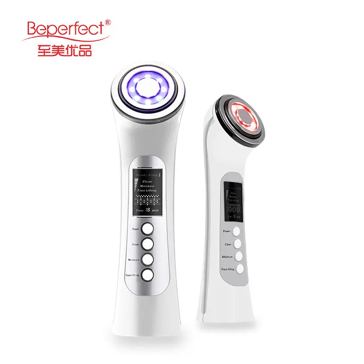 

Multi-functional beauty equipment RF skin tightening machine with led light therapy ultrasonic beauty device for home use