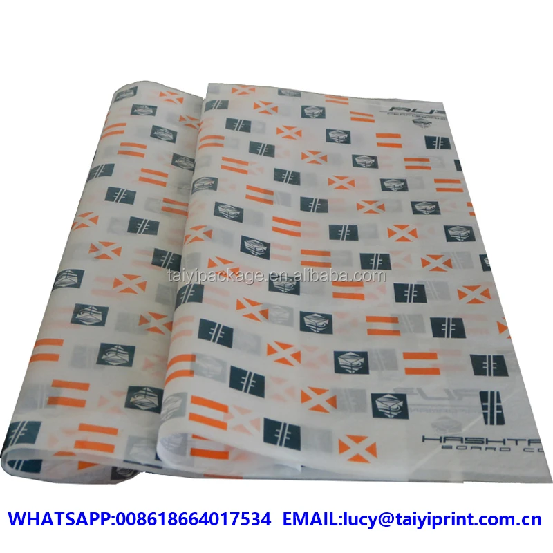 printed wax tissue paper for flowers