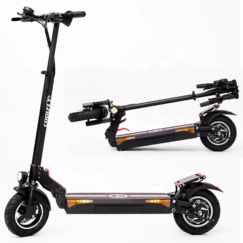

European warehouse 1000W 800W 48V folding fat tire powerful single motor fastest electric scooter e scooter range free shipping