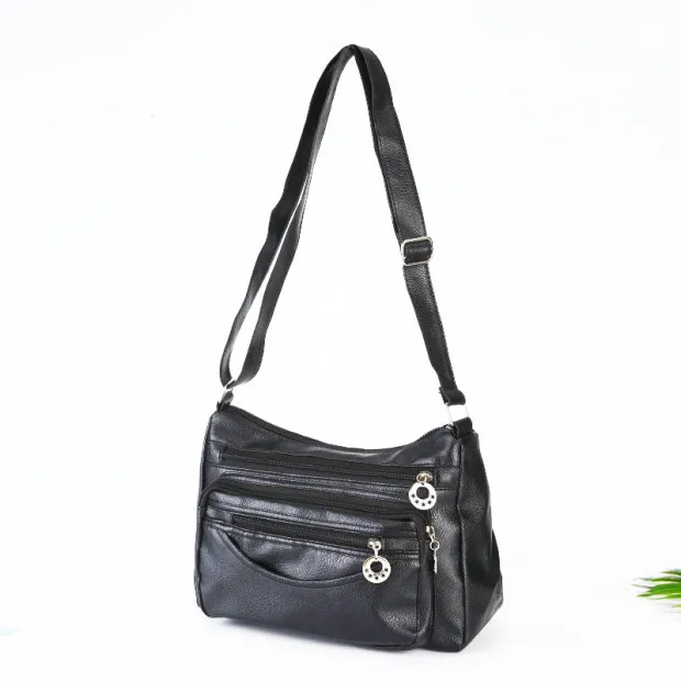 

Ready to Ship 2020 New Arrival Sling Bag Crossbody bag Women Genuine Cow Leather Street Fashion Casual Messenger Shoulder Bag