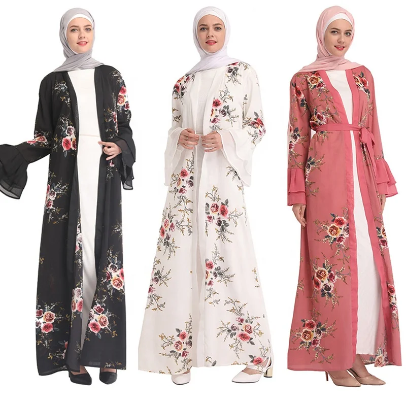

LSM033 Modern Elegant Women Muslim Dresses Islamic Clothing Abaya