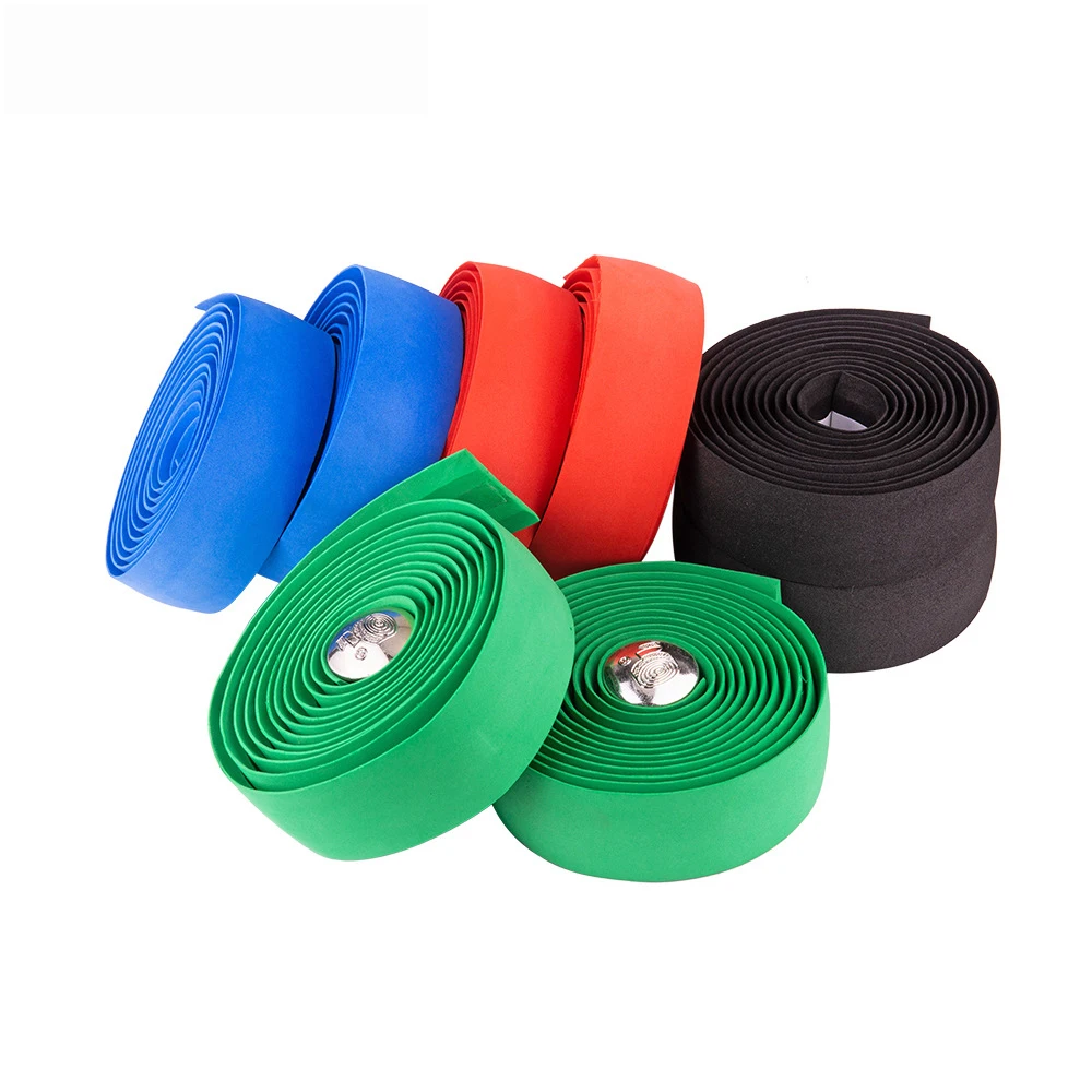 

ZTTO Comfortingly Durably Colorful Road Bike Bicycle Single color Synthetic sponge Handlebar Bar Tape Wrap +2 Bar Plug