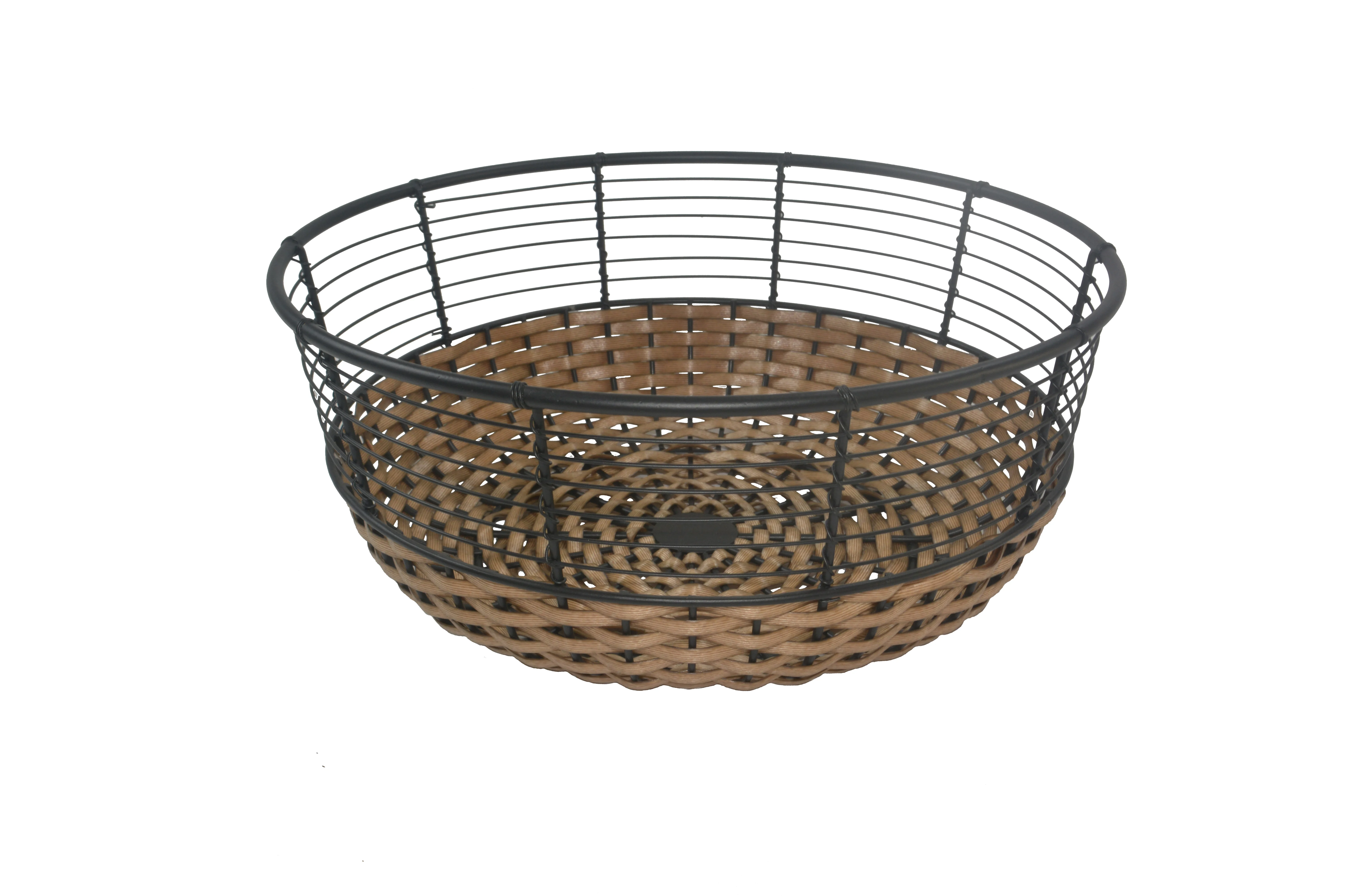 Multifunction Stackable Metal Wire Storage Bread Basket Woven Multifunction Stackable Metal Wire