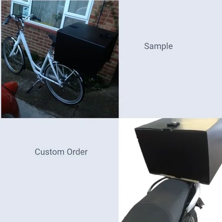 Motorcycle Food Delivery Box Correx Motorbike Delivery Box For Scooter