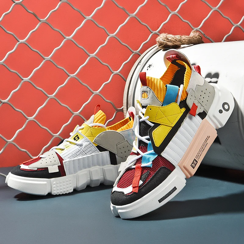 

Custom No logo chaussur homme chaussures de sport Man shoes men Casual Knit Boot Sock Sneaker Breathable Shoes for men