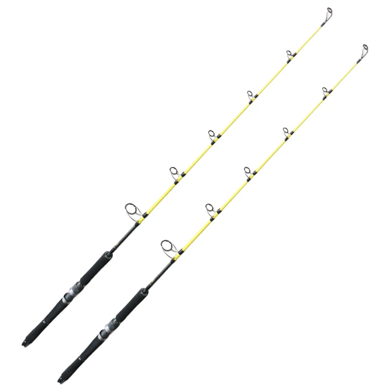 

New arrival 1.76m 2 Section jigging rod spinning fuji guide ring saltwater Boat fishing rods