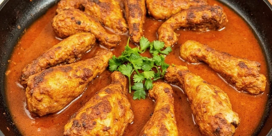 Tandoori chicken fresh from the clay oven