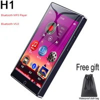 

RUIZU H1 Full Touch Screen MP3 Player Bluetooth 8GB Music Player With Built-in Speaker Support FM Radio Recording Video E