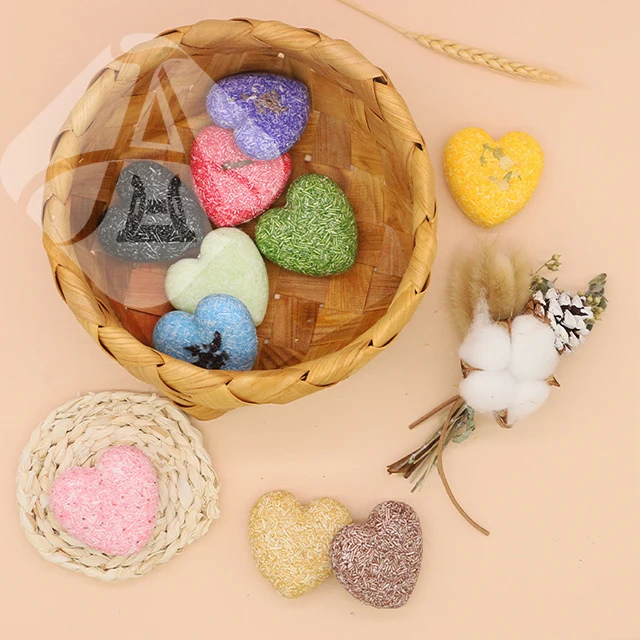 

AH Loving Heart Shape Private Label Handmade Vegan Ingredient Shampoo Soap Bar