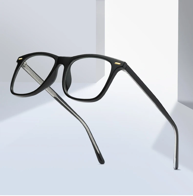 

eyewear glass blue light blocking glasses river for men monturas para lente, 4 colors