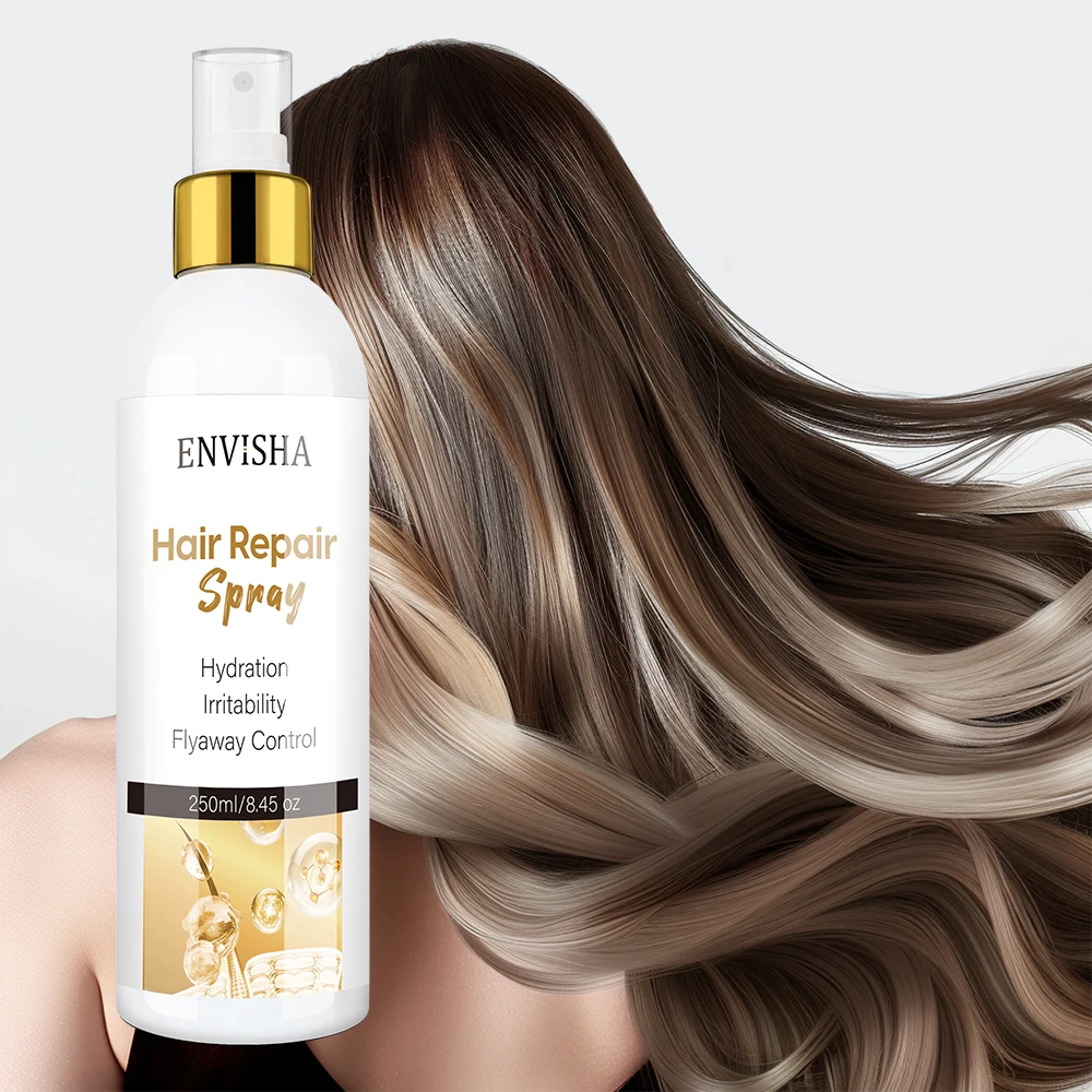 Organic Dry Damaged Hair Repair Treatment Spray Keratin Hair Care Conditioner Spray