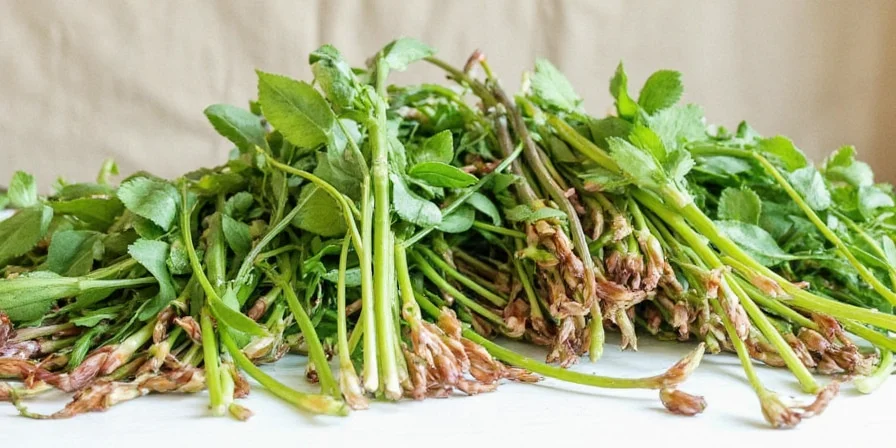 Before and after shots of herb drying
