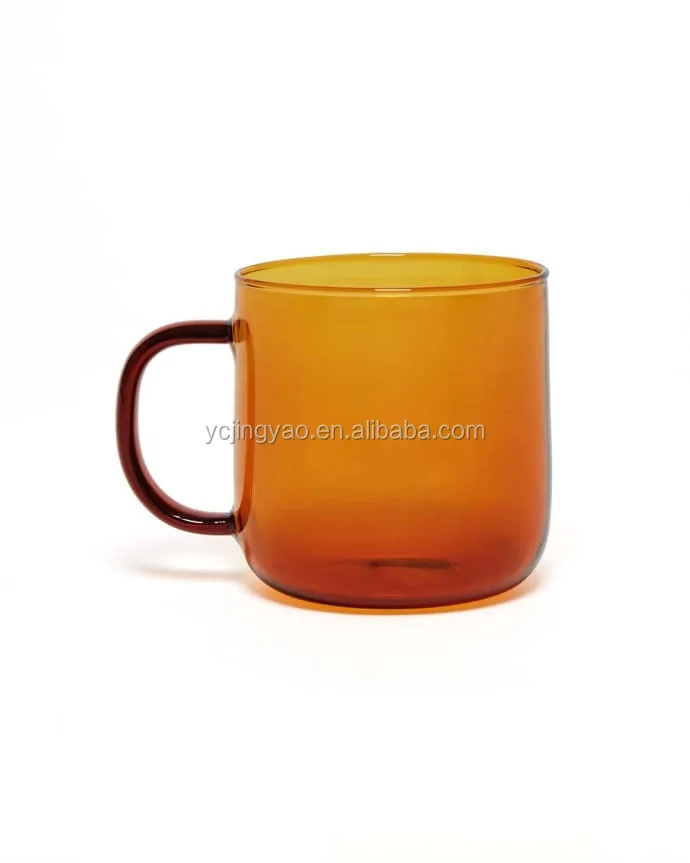 

300ml Amber Borosilicate Glass Mug