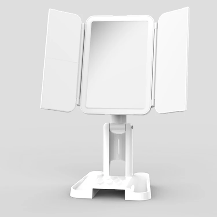 

Table Dimmable Brightness Led 3 Sided Mirror
