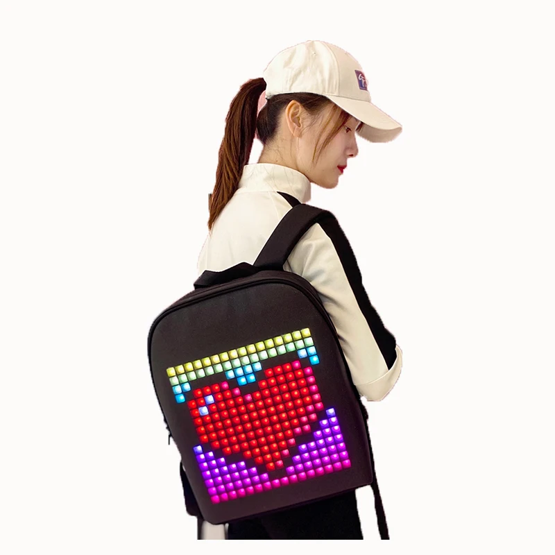 

Hot sell multifunction Led Display Backpack Walking Billboard backpack led advertising led backpack, Customized color