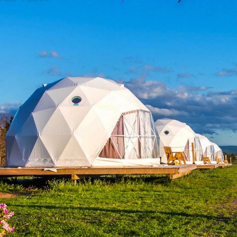 

Outdoor Luxury Hotel Room House Eco Geodesic Glamping Dome Tent For Sale