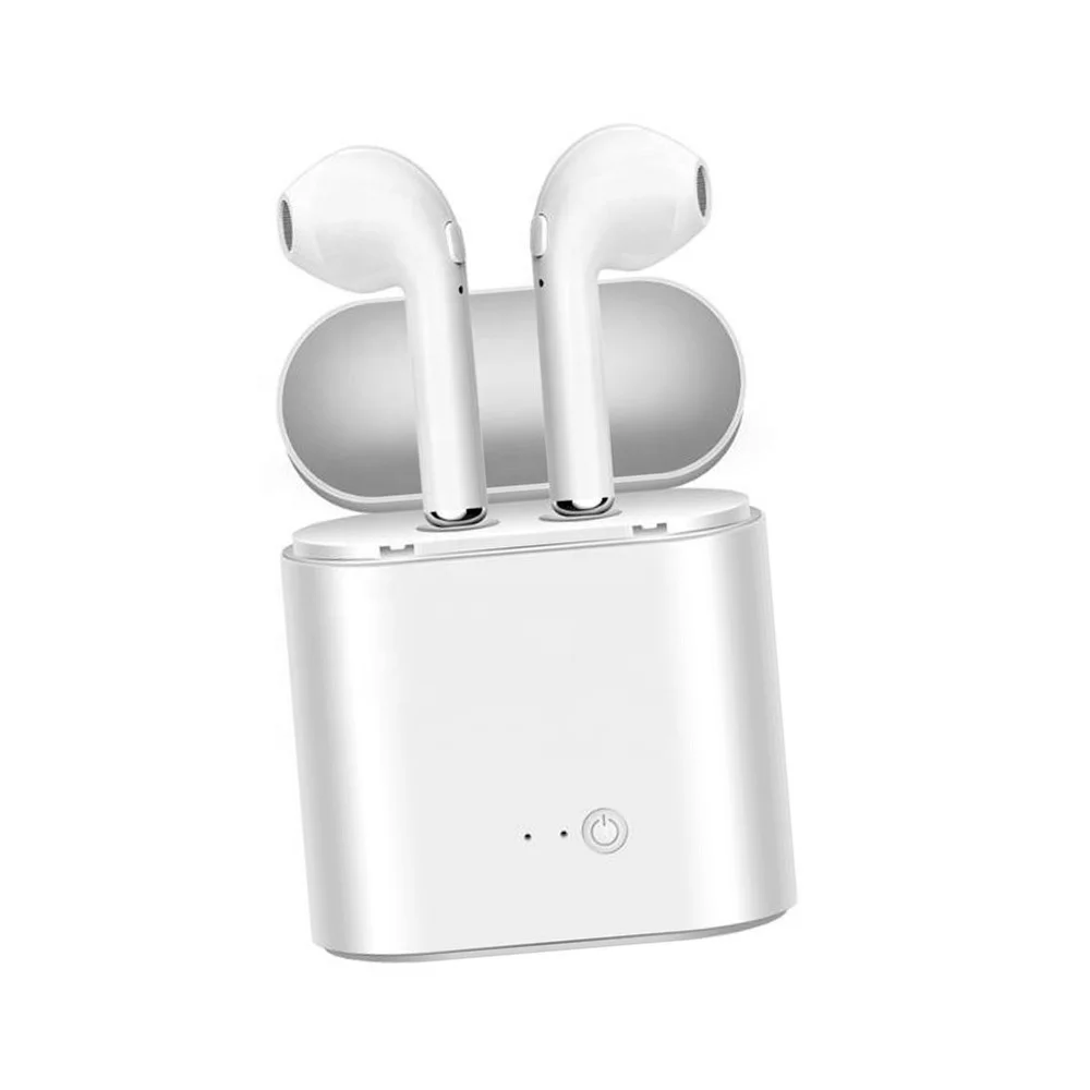 

1.I7s TWS BT Earphone Earbuds Wireless headphones Sport headphones With Microphone With Charging Box for iPhone Samsung