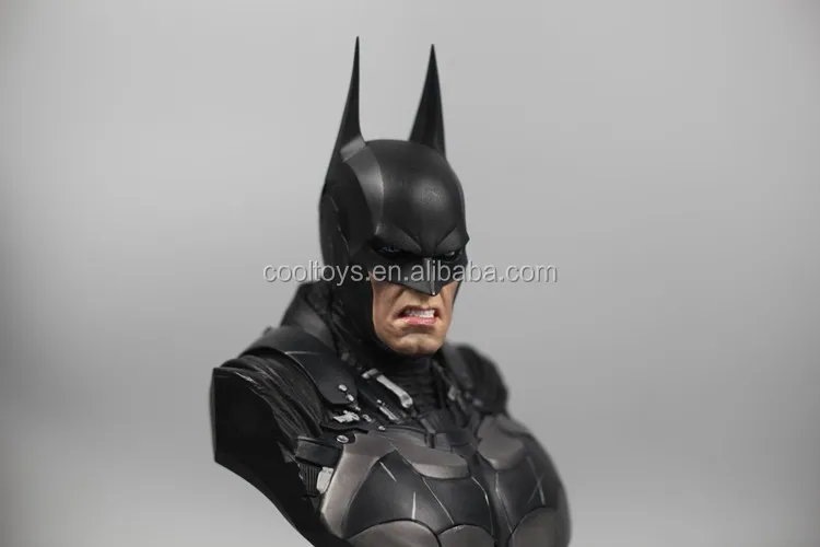 1/3 Batman Scale Action Arkham Dark Knight Dawn of Justice Bust Statue Figure 