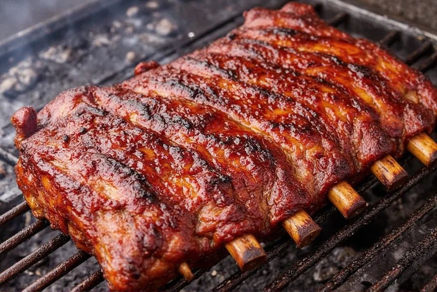 Mixing homemade rib rub
