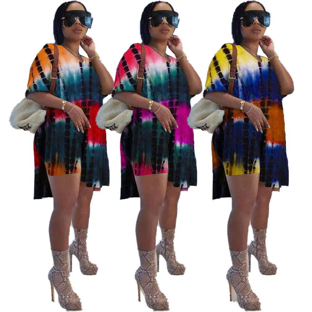 

MT13-5209 2021 wholesale ladies fashion casual printed hem short sleeve shorts two-piece shorts women clothing sets