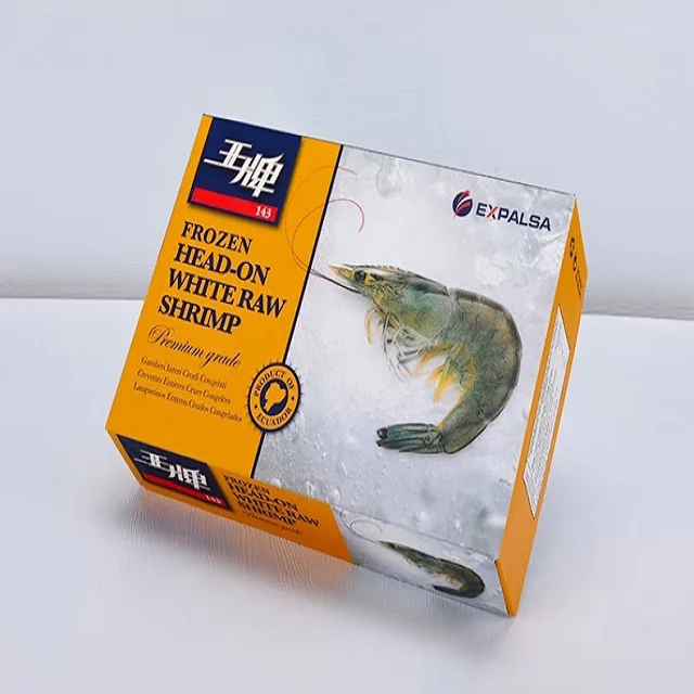 

Wholesale custom logo recycled UV coating kraft paper corrugated shipping shrimp frozen food packaging boxes