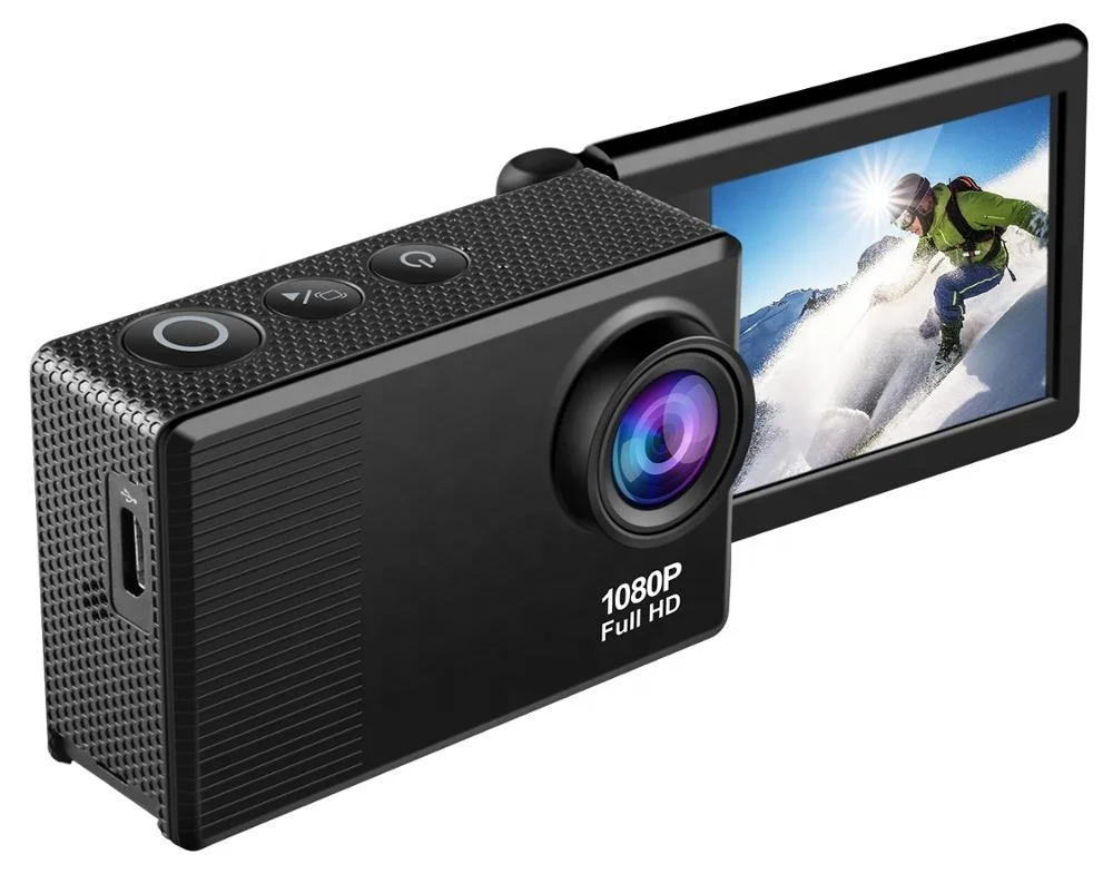 

2020 new Flip screen action camera accessories with 2.35 inch screen