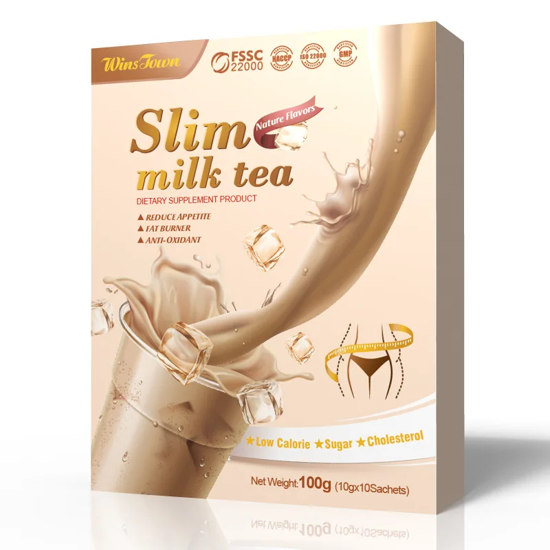 

Private label organic Nature Flavor Slim milk tea weight loss flat tummy detox tea herb slimming milk tea bags