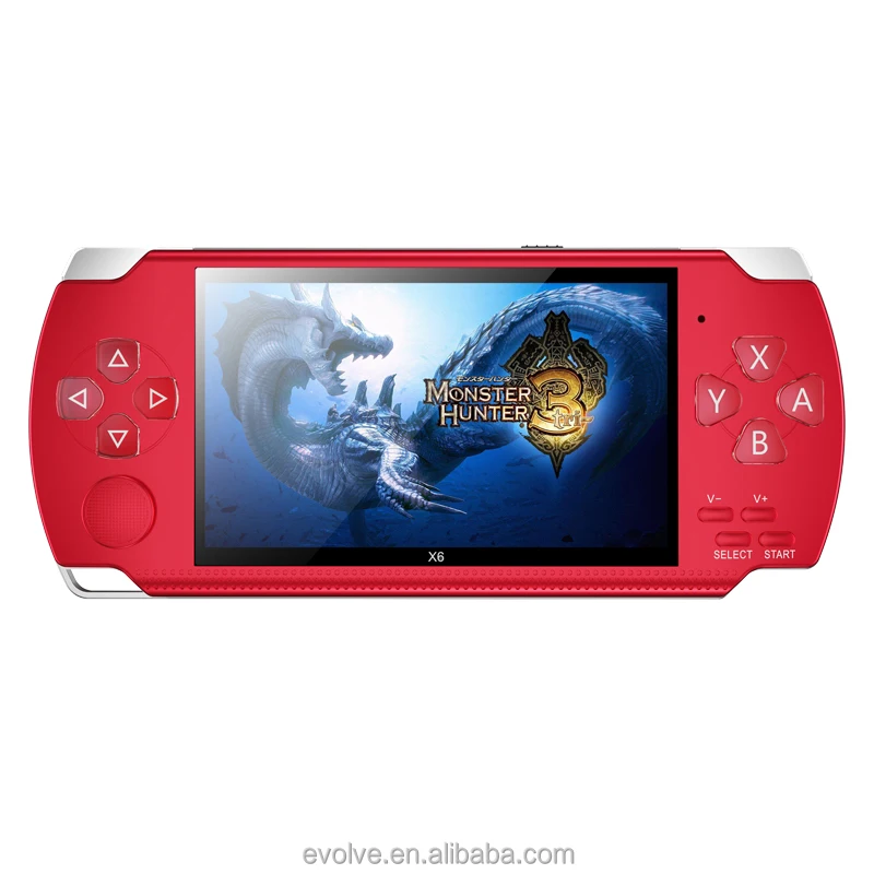 

Childhood Classic Retro Games X6 Portable Handheld Video Game Console 8GB 4.3'' Screen Game Player