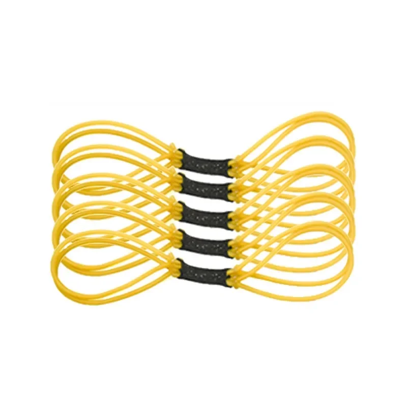 New 8-Strand Fish Shooting Slingshot Powerful High Elasticity Latex Rubber Band with Special Leather New Design Band