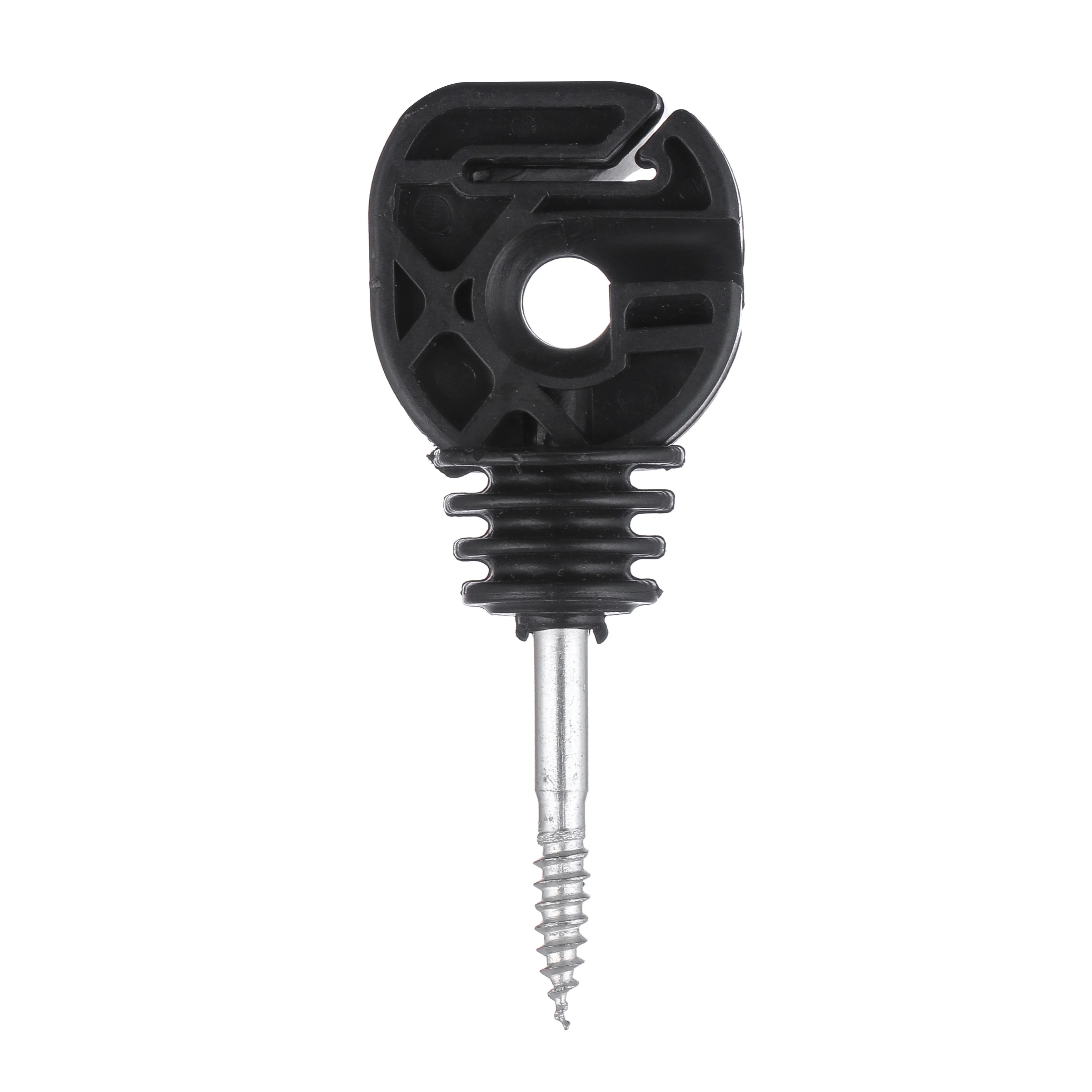 

Fence screw-in insulator for farm, Black