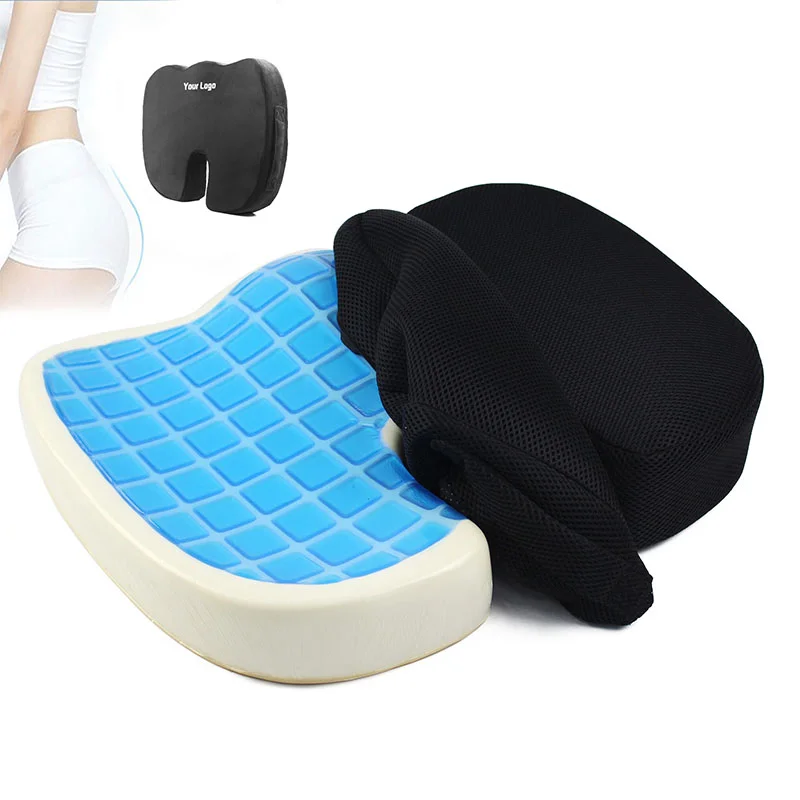 

Driver Sofa Support Car Cooling Gel Seat Cushion Cooling Comfort Silicone Car Gel Seat Cushion