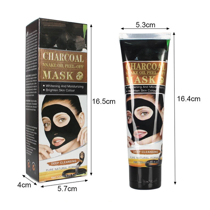 

Bamboo Charcoal Snake Oil Peeling Mask Destroying Blackheads Moisturizing Cleansing Mask