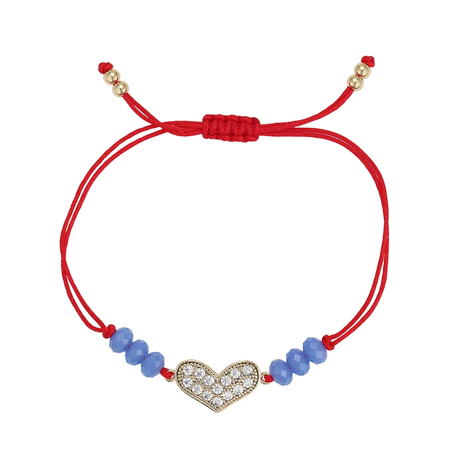 

76489 Xuping pulseras de moda jewelry pulsera roja pulseira de ouro handmade charm red rope bracelet for girls