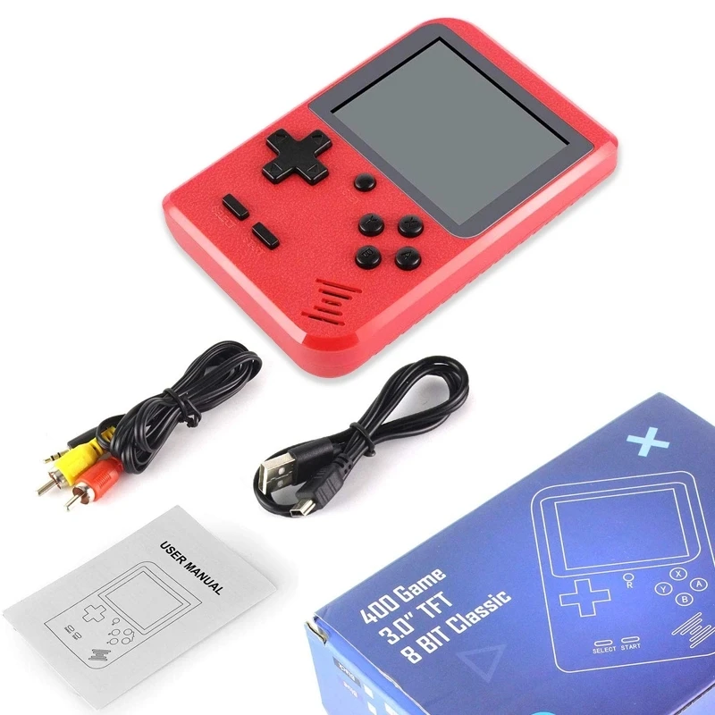 

Hot Sale Portable Console Game Box 400 in 1 Classic Games Retro Handheld TV Mini Game Double Player