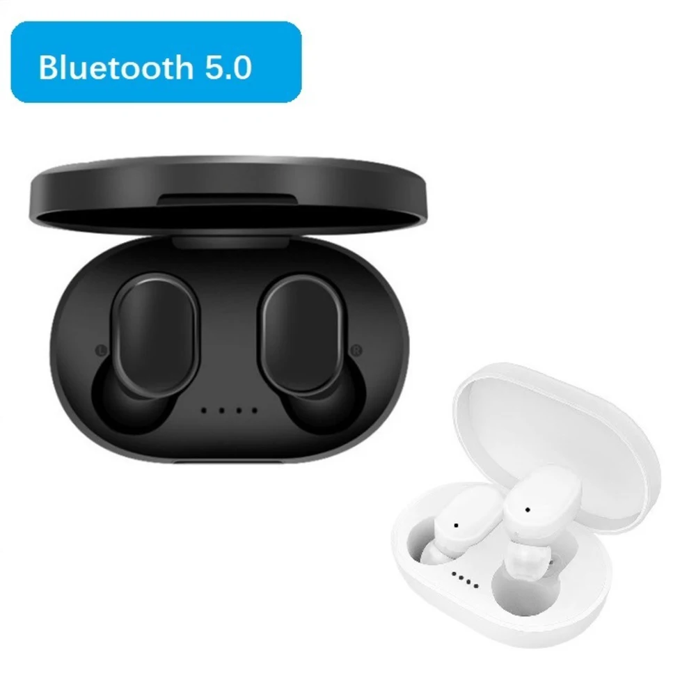 

A6S TWS Earphone Wireless Headphones 5.0 Sports Waterproof Earbuds true Stereo In Ear Headset For Redmi Huawei Samsung, White/black/pink/green/blue