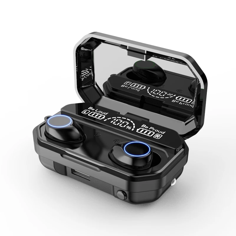 

Dropshipping TWS Ear Plug Headphone Earbuds Price In Pakistan Wireless Earphones With Mic Noice Cancellation, Black