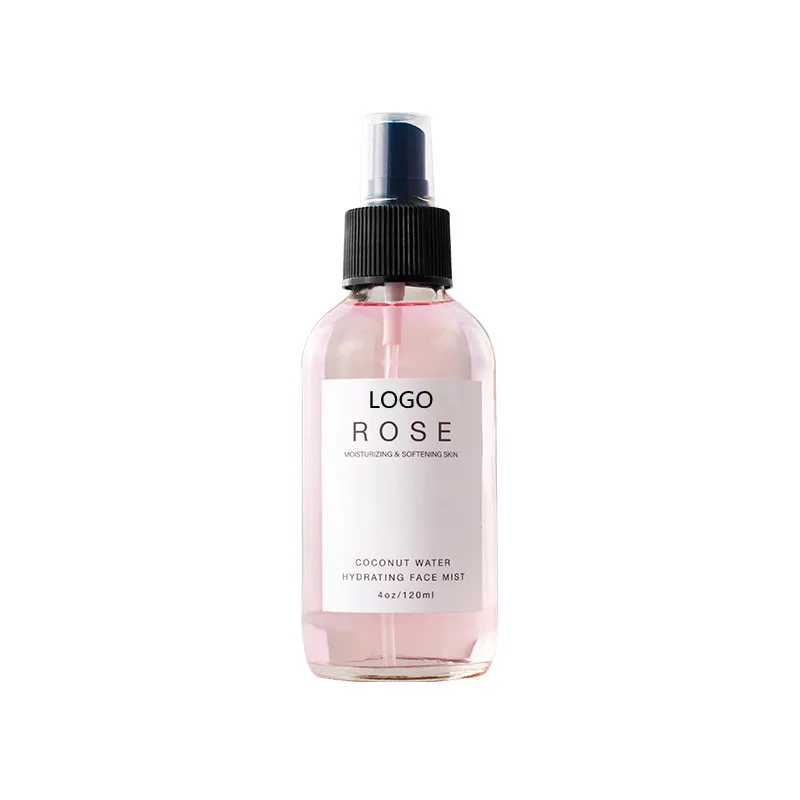 

FATAZE 120ml Rose Hydrosol Spray Toner Calms the skin Moisturizes Nourishes Natural Rose Oil Extract Private Label