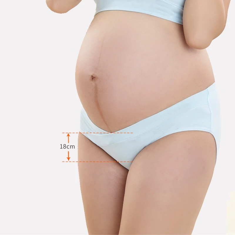 

SJ006 Wholesale Good Quality Low Waist Cotton mesh maternity underwear organic for Early pregnancy Comfortable Seamless panties