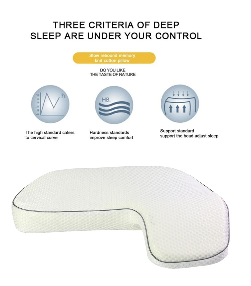 Memory Foam Cervical Pillow Arm Hole Orthopedic Adult Anti Couples Pillow With Arm Hole For