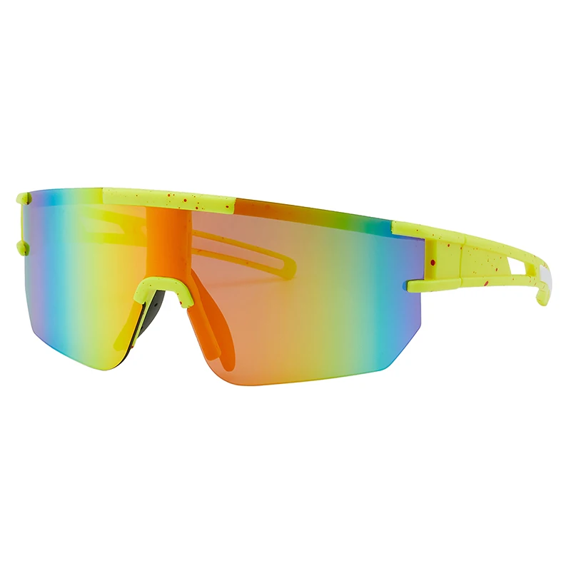 

Factory Wholesale pit colorful frame HD polarized TR90 sports viper Sports Eyewear polarized custom logo cycling googless