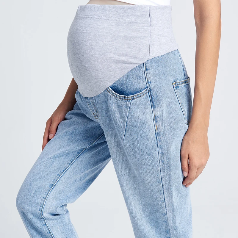

High Quality Pregnancy Clothes Wear Casual Pants Maternity Jeans, Picture